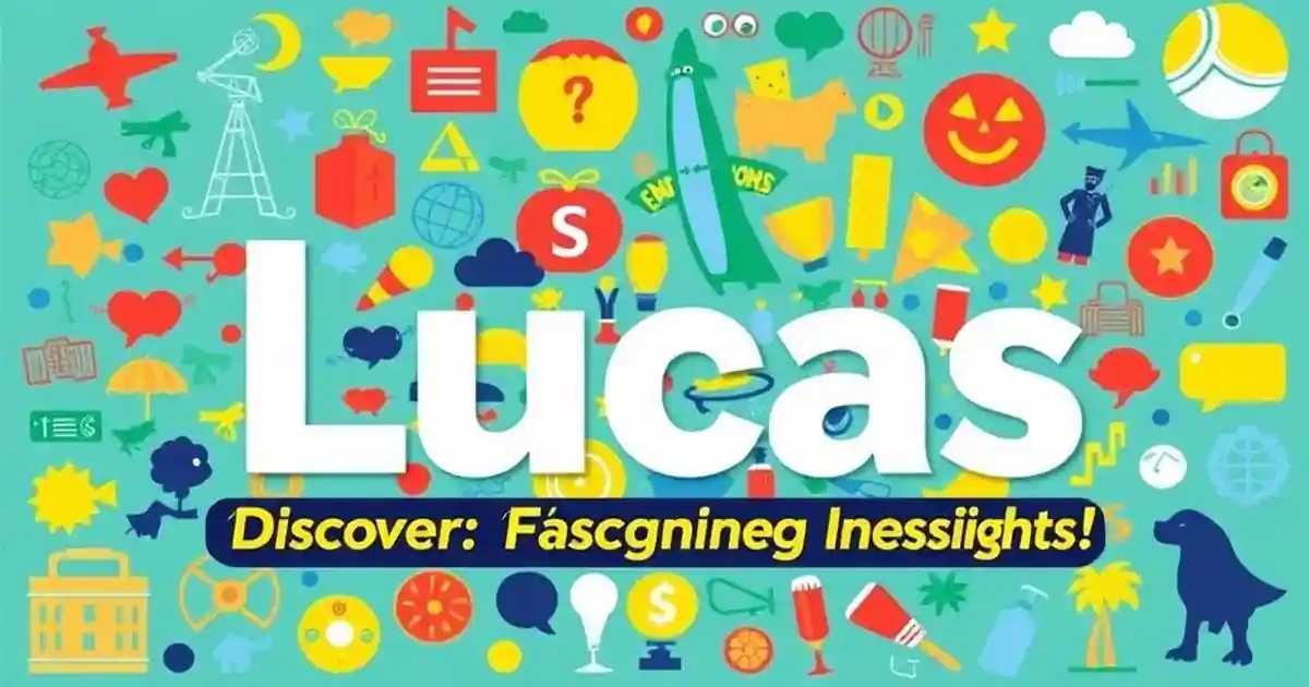Curiosidades sobre o nome Lucas